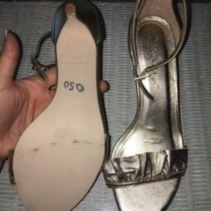 Lilly Pulitzer Gold Heels